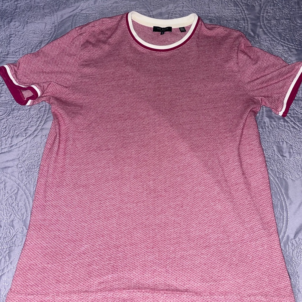 Ted Baker London Men’s Red Shirt Size 3/US Medium